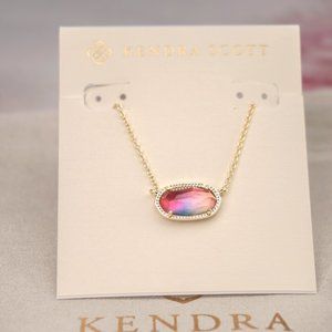 Kendra Scott Elisa Gold Necklace in Watercolor Illusion